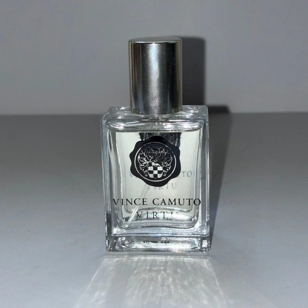 Vince Camuto Virtu Mens Cologne 0.5oz Mini EDT Spray Travel Size Minimalist Tech